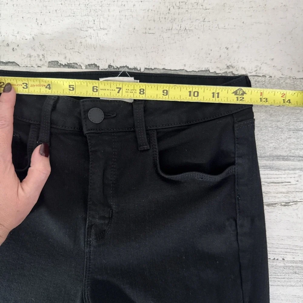 L'AGENCE Margot High Rise Skinny Jeans‎ Black Size 26 Cotton Blend